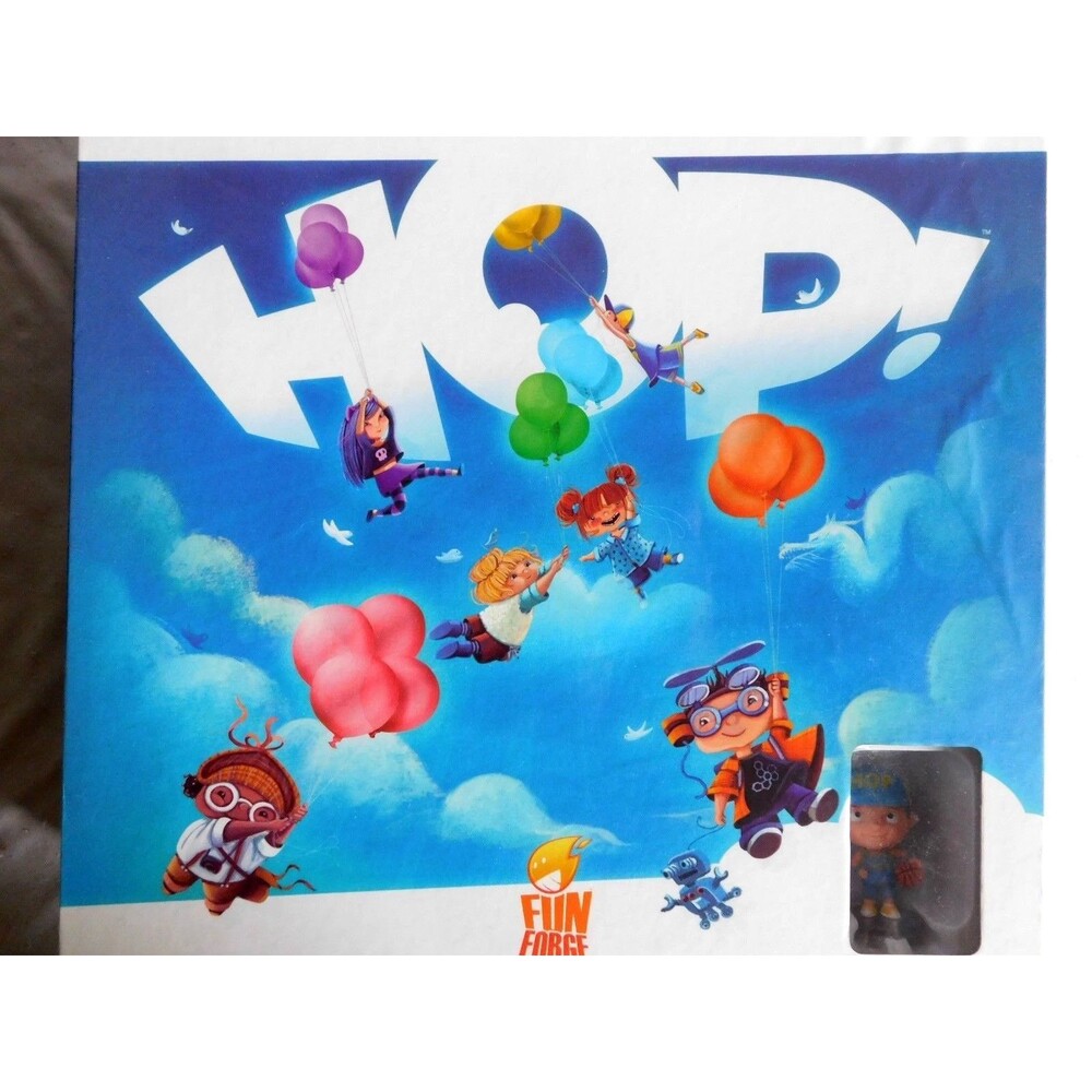 HOP! Fun Forge 3D gameboard Board Game w Painted Mini Figures NEW & Sealed RARE